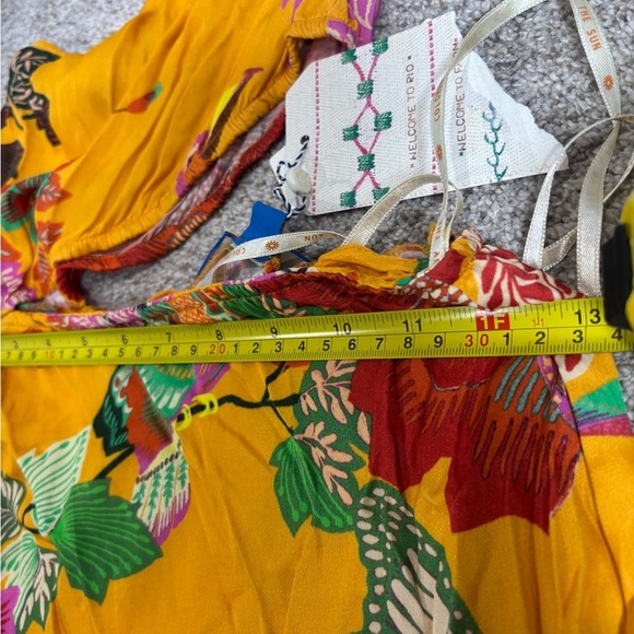 NEW! Farm x Anthropologie Single-Shoulder Printed Maxi Dress Cutout Floral XS - Picture 12 of 16